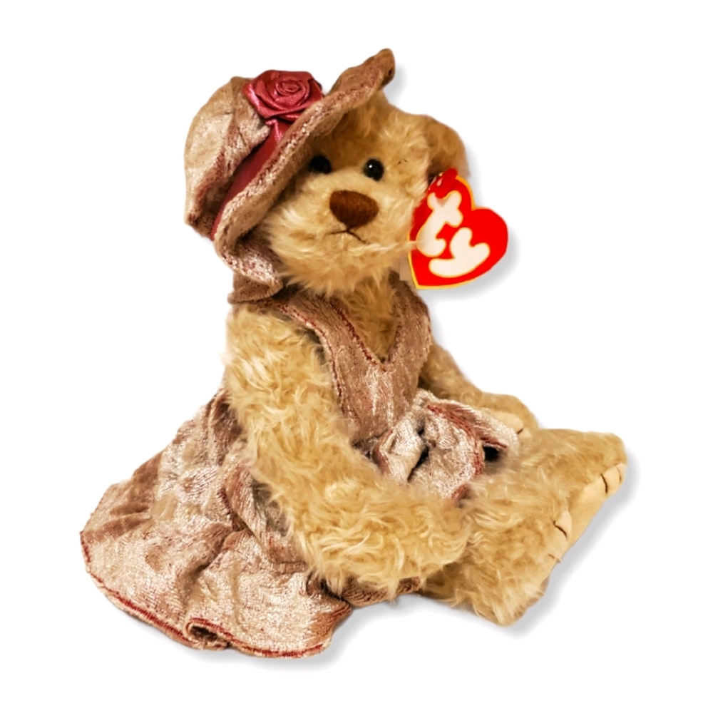 TY Brand Stuffed Animal Bear- Attic Collection